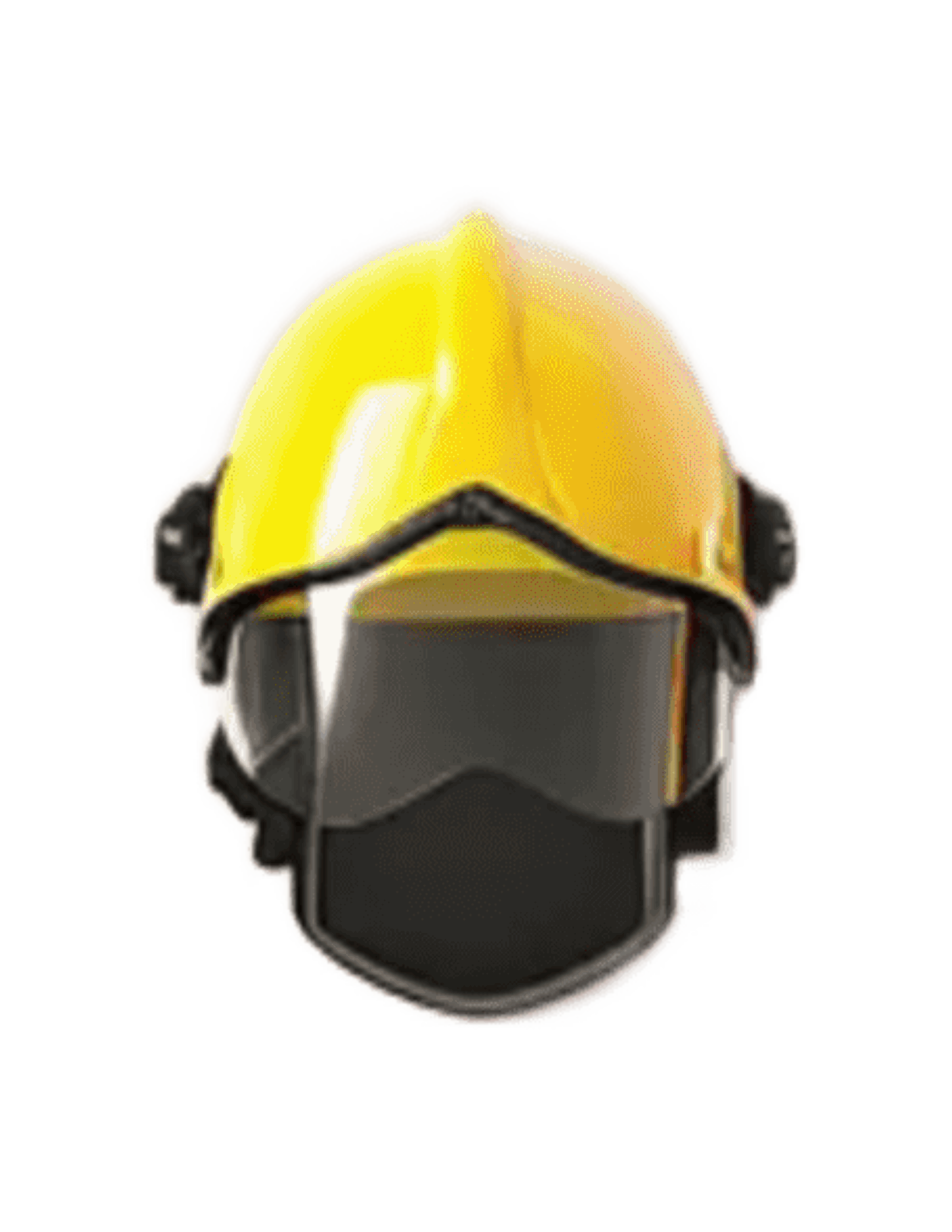 Casco con protección facial